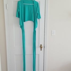 Agnes & Dora Wrap Top M